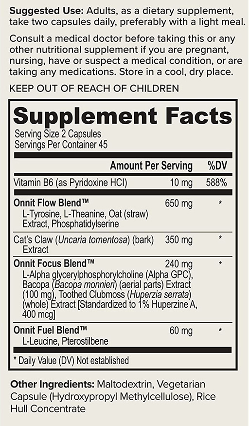 Alpha Brain Label